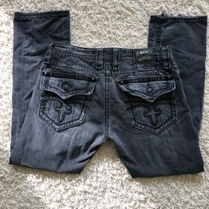 Real Rock Revival Straight Jeans